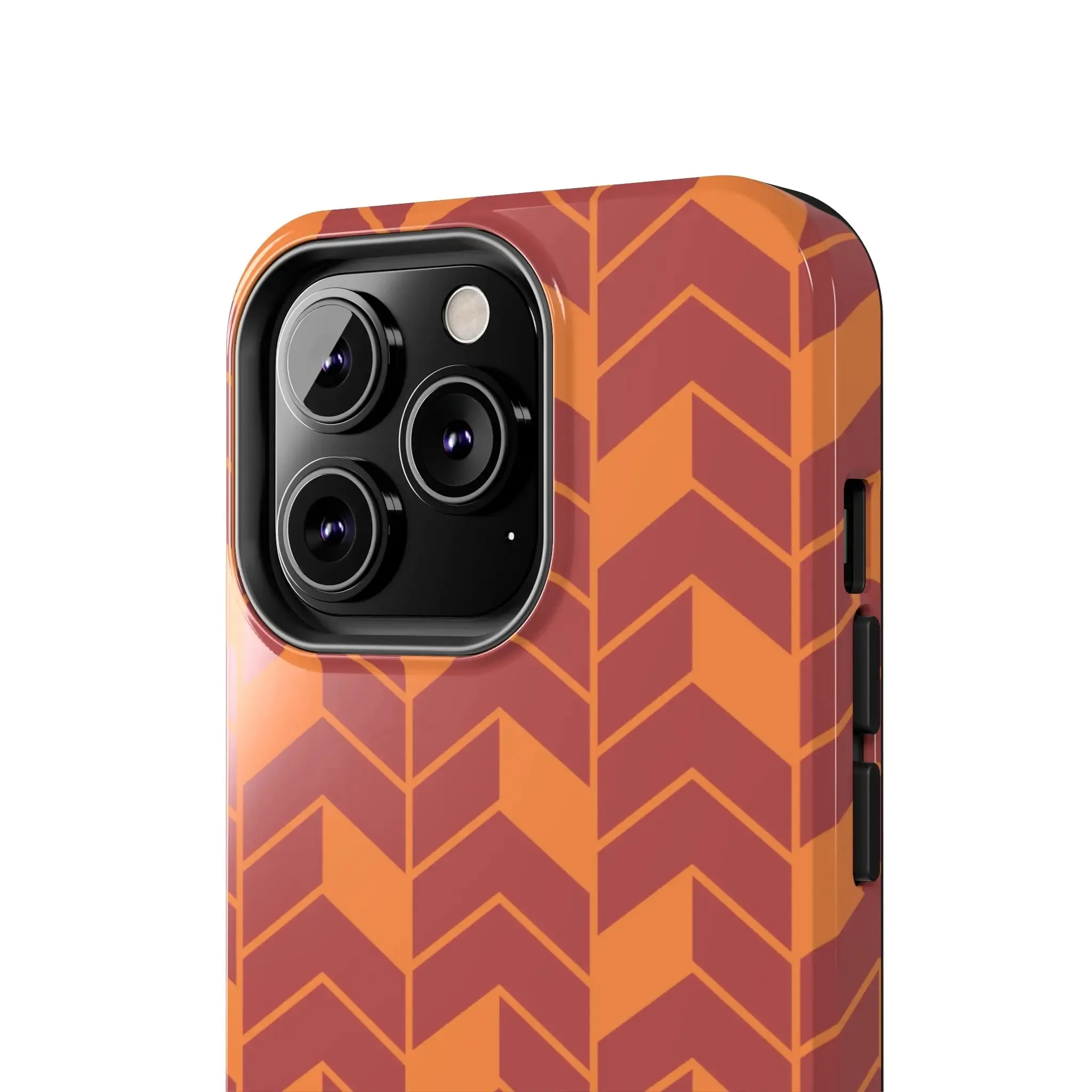 Chevron Charm | Orange Abstract Case