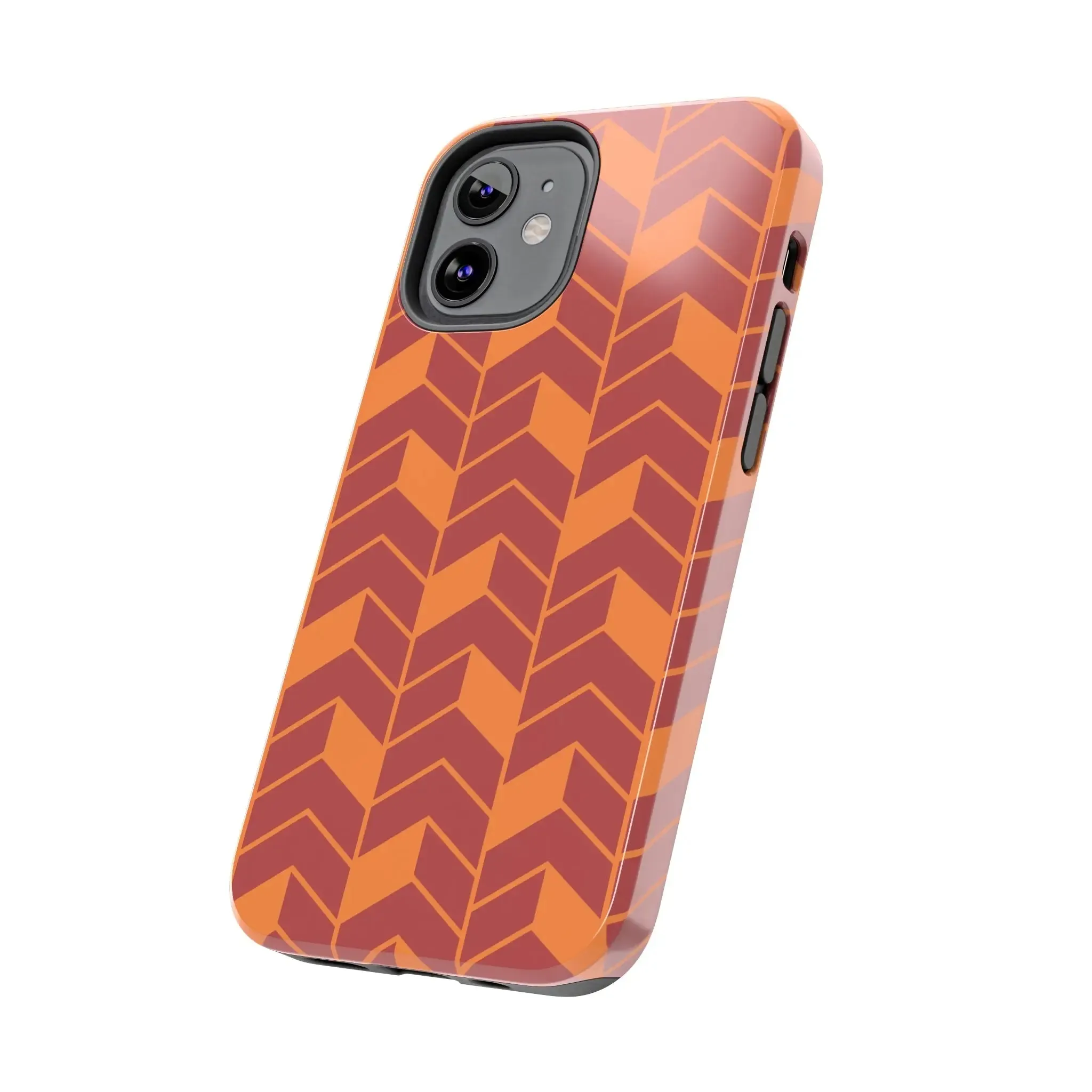 Chevron Charm | Orange Abstract Case