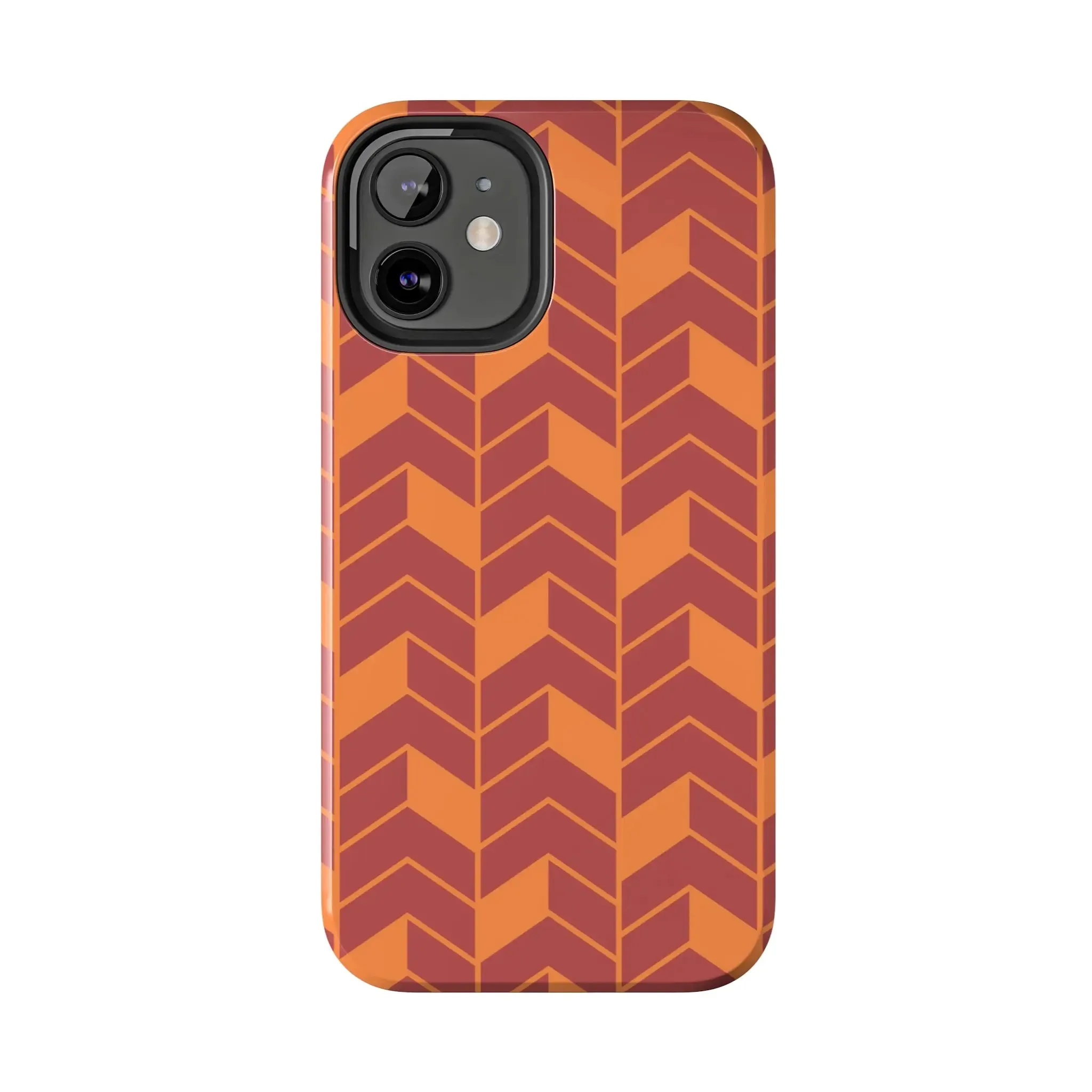 Chevron Charm | Orange Abstract Case