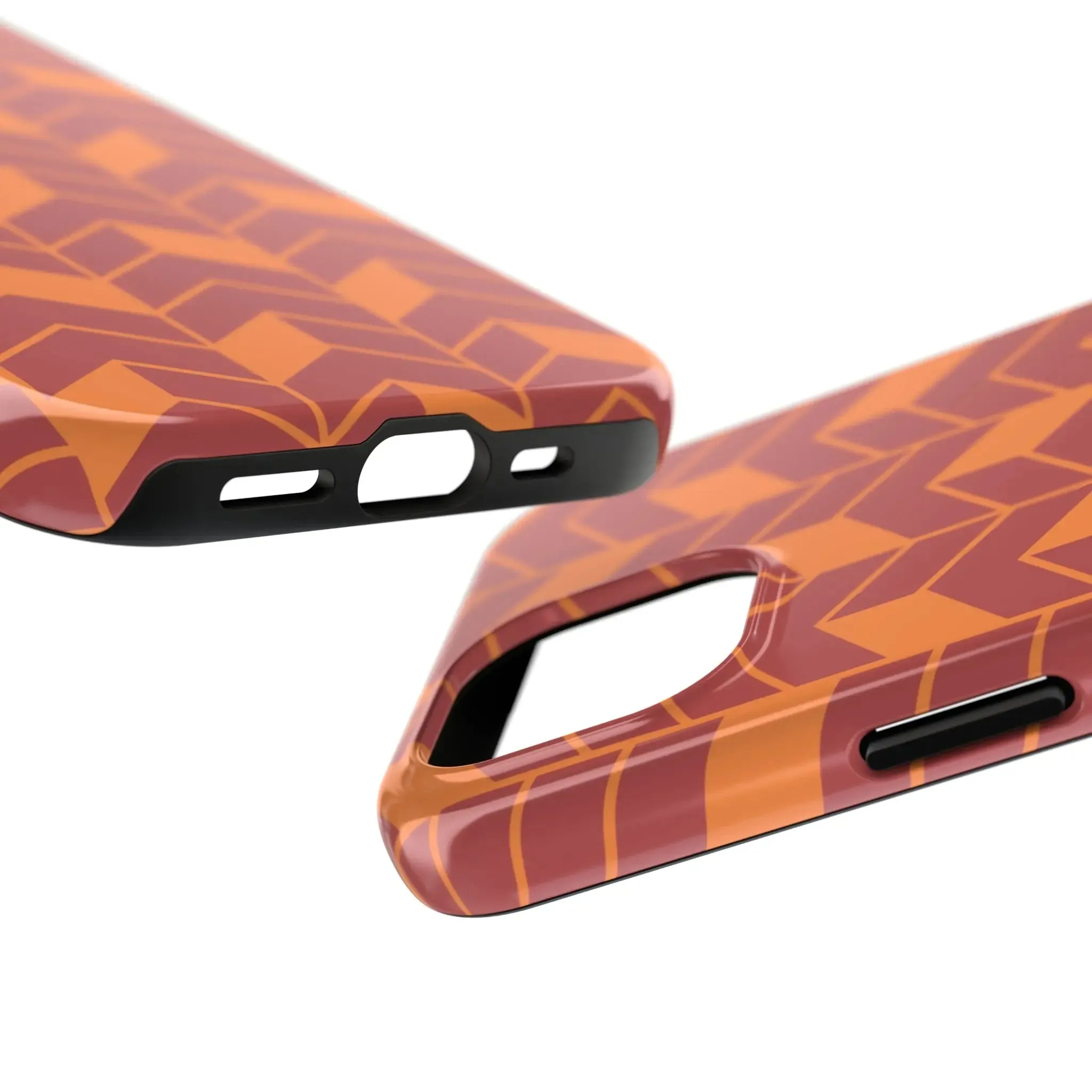 Chevron Charm | Orange Abstract Case