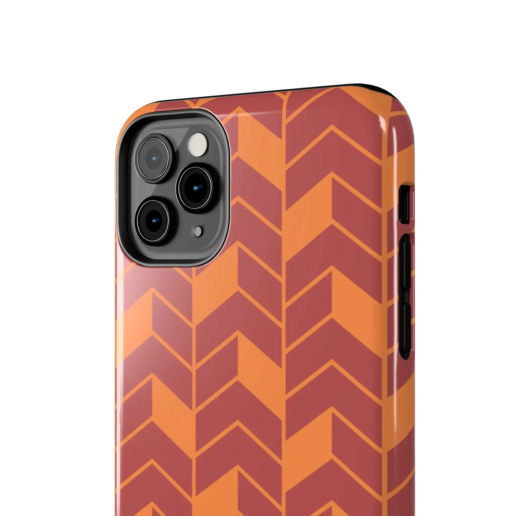 Chevron Charm | Orange Abstract Case