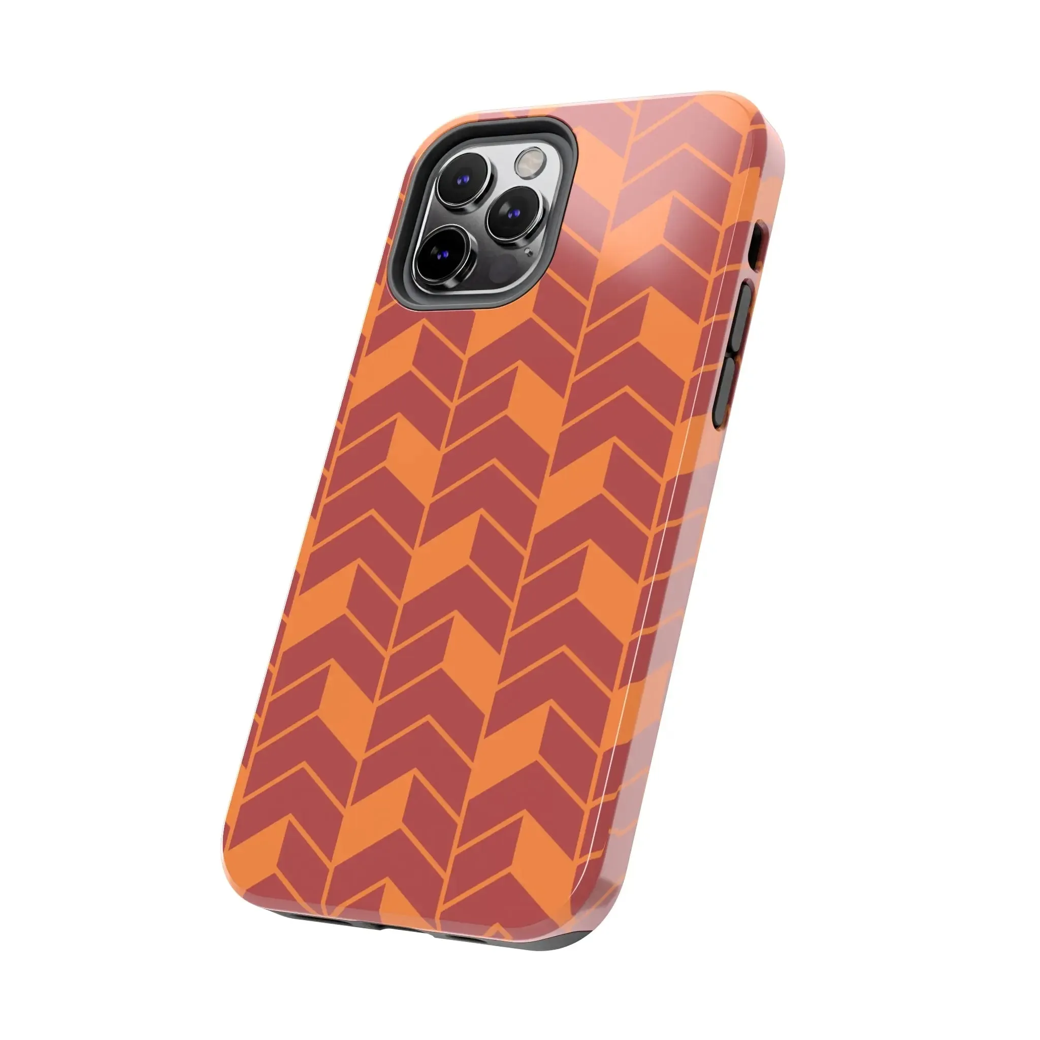 Chevron Charm | Orange Abstract Case