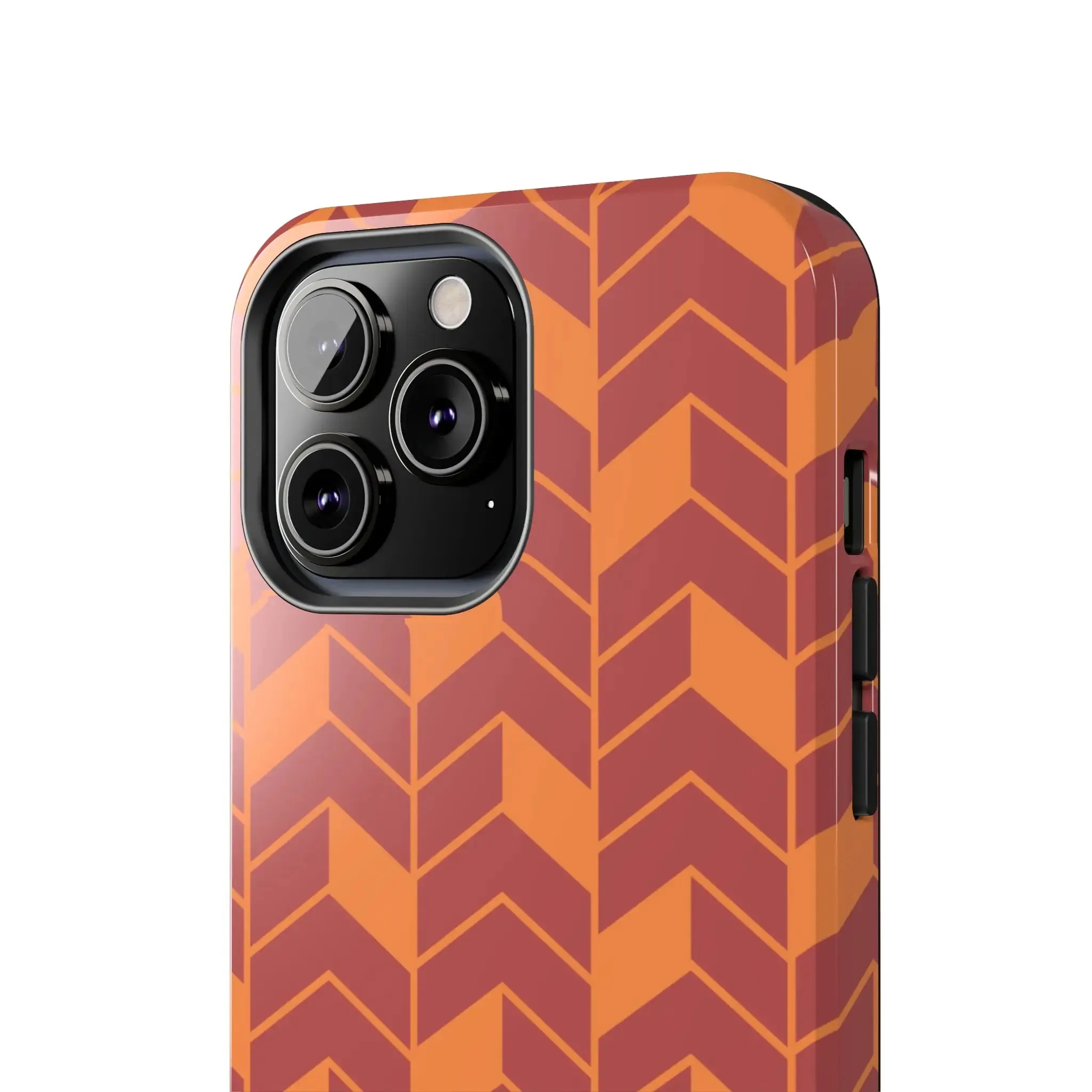 Chevron Charm | Orange Abstract Case