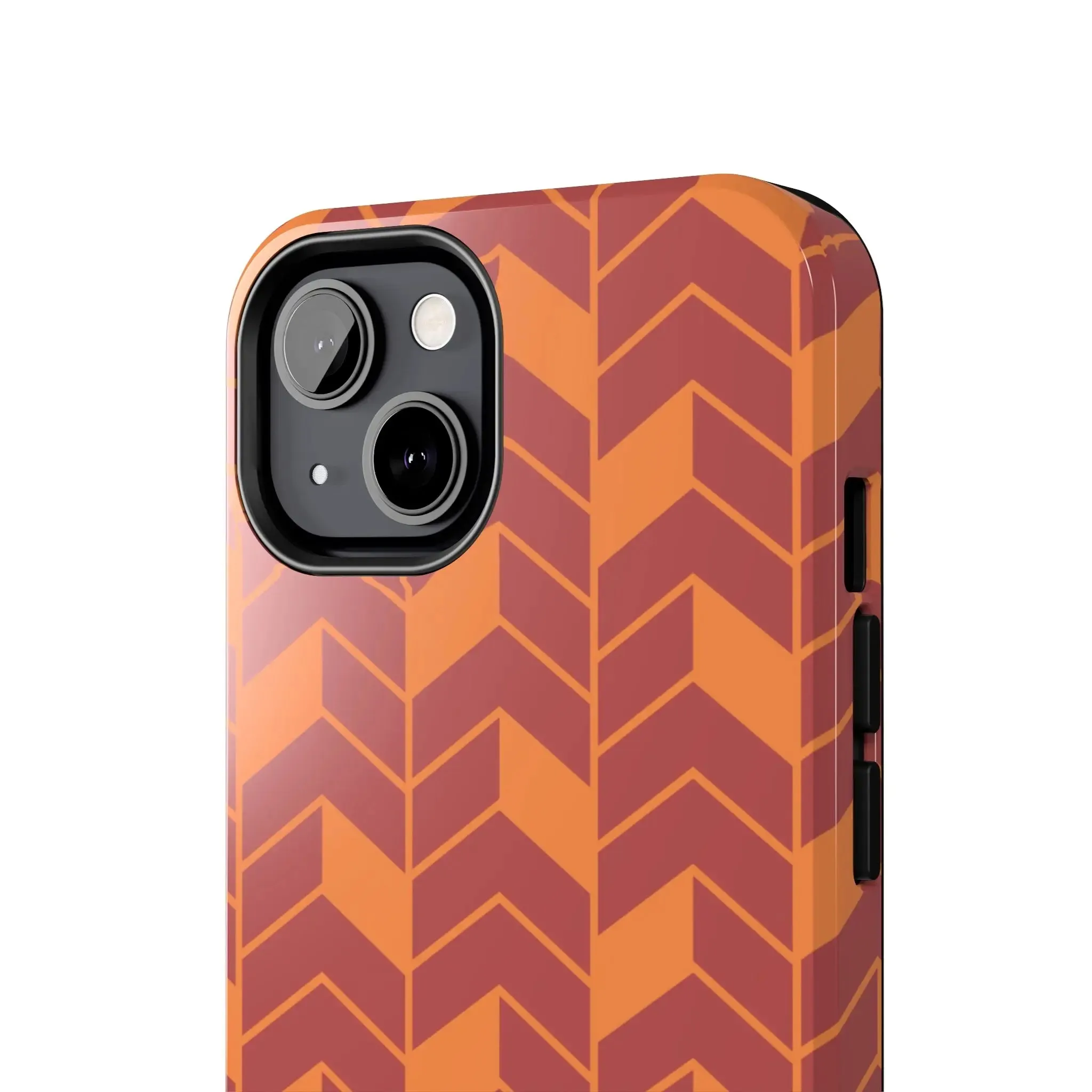 Chevron Charm | Orange Abstract Case