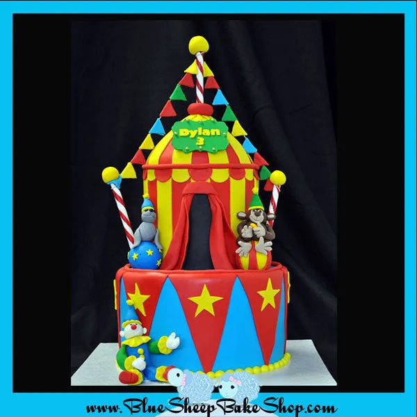 Circus Birthday Cake