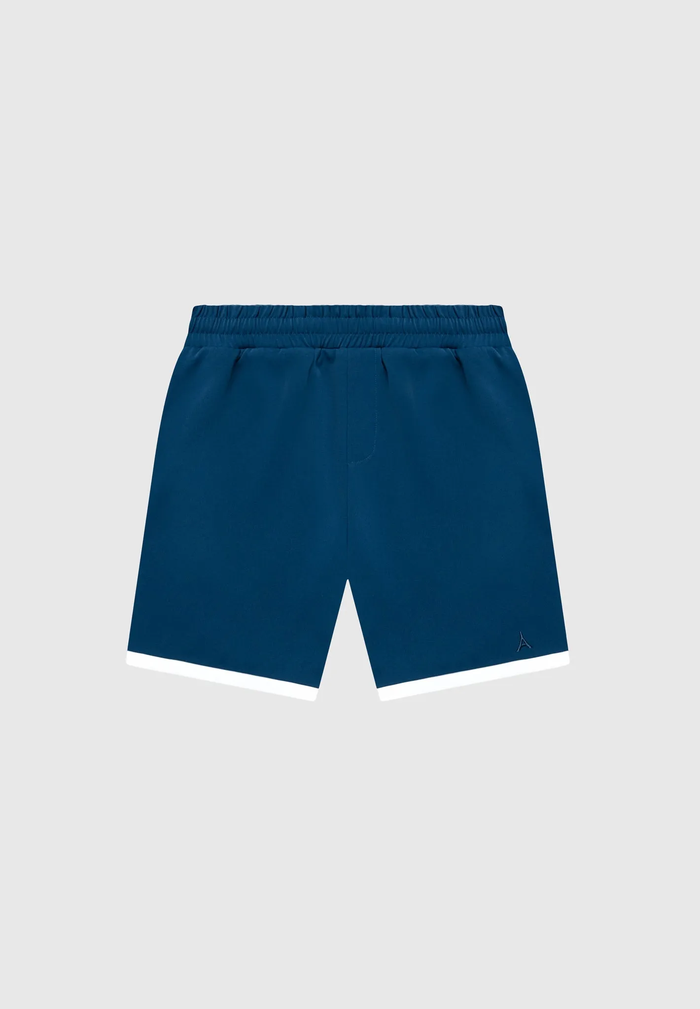 Colour Block Shorts - Navy/Cream