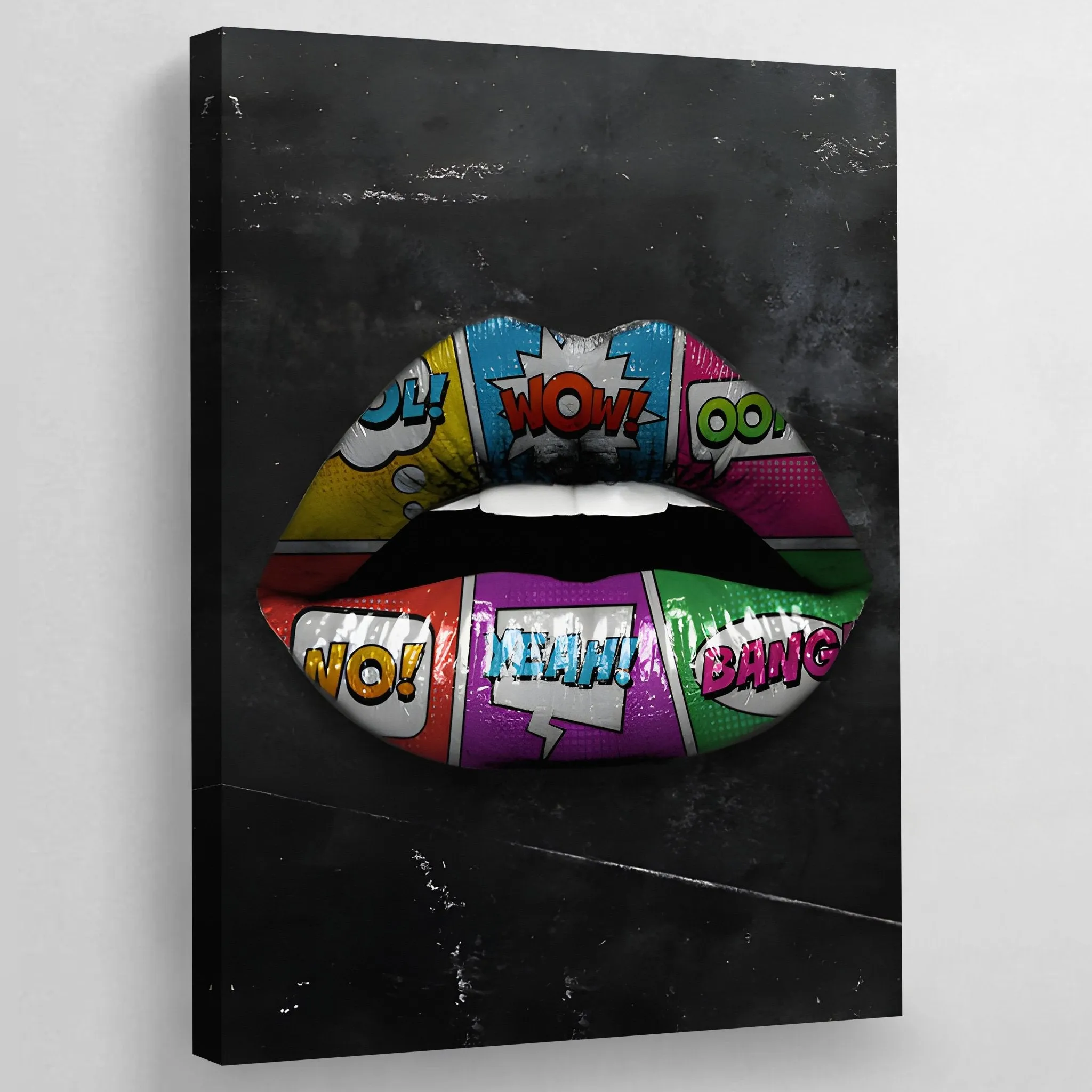 Comic Lips Wall Art