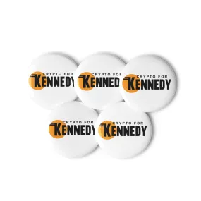 Crypto for Kennedy Set of Buttons