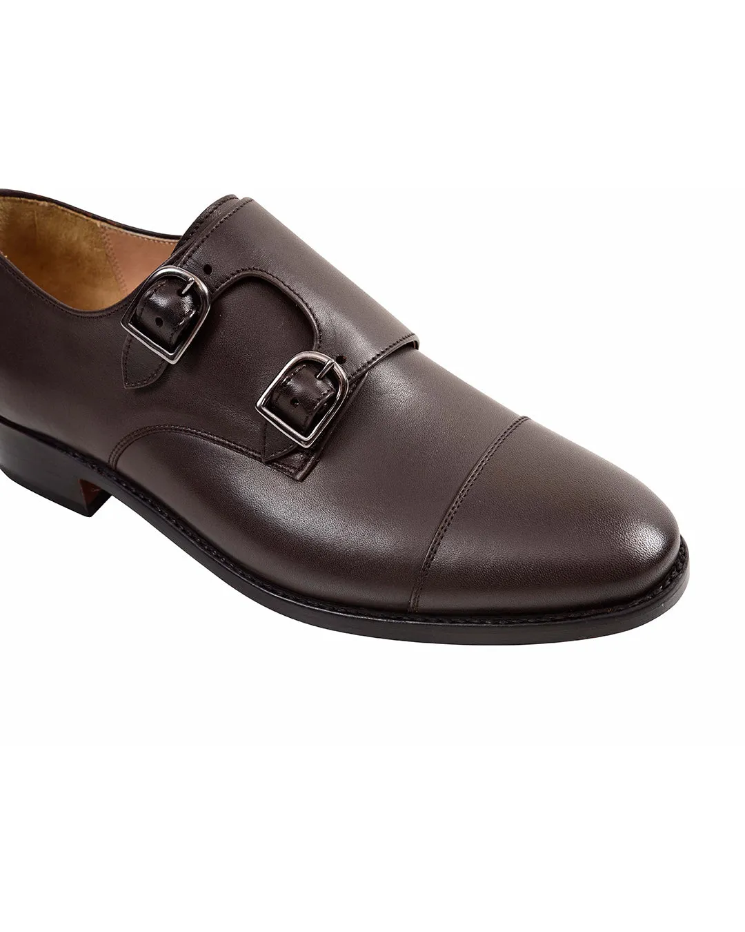 Double Monk Strap Brown