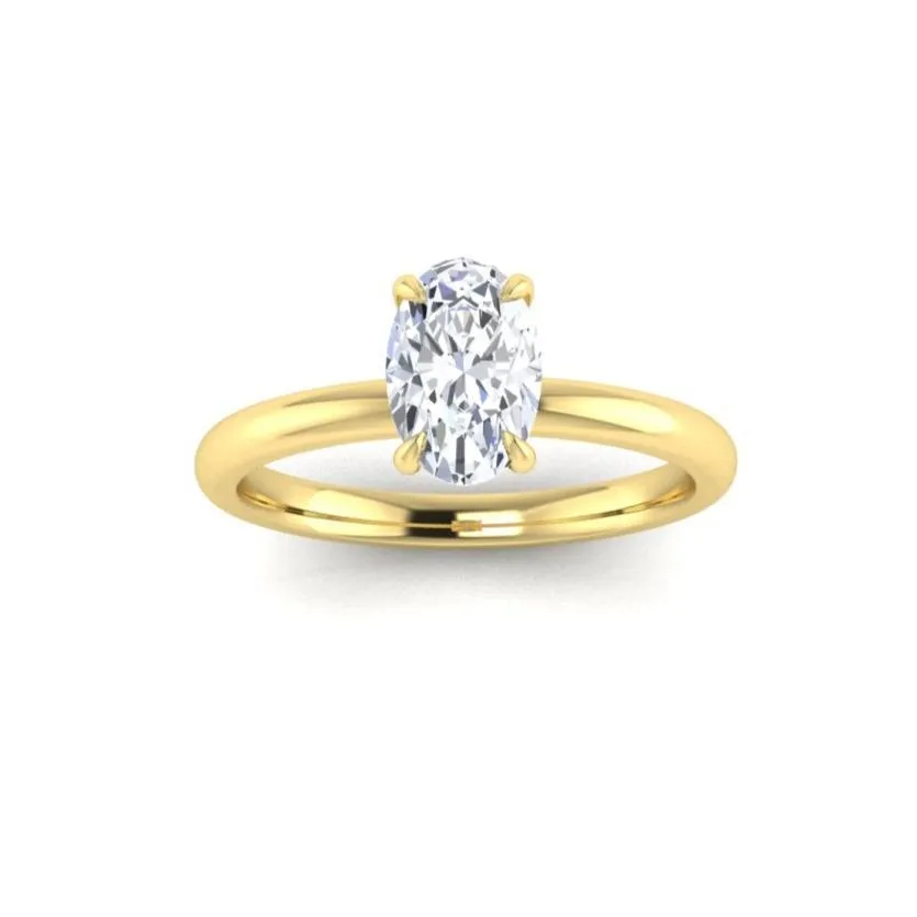 Eagle Claw Oval Engagement Ring