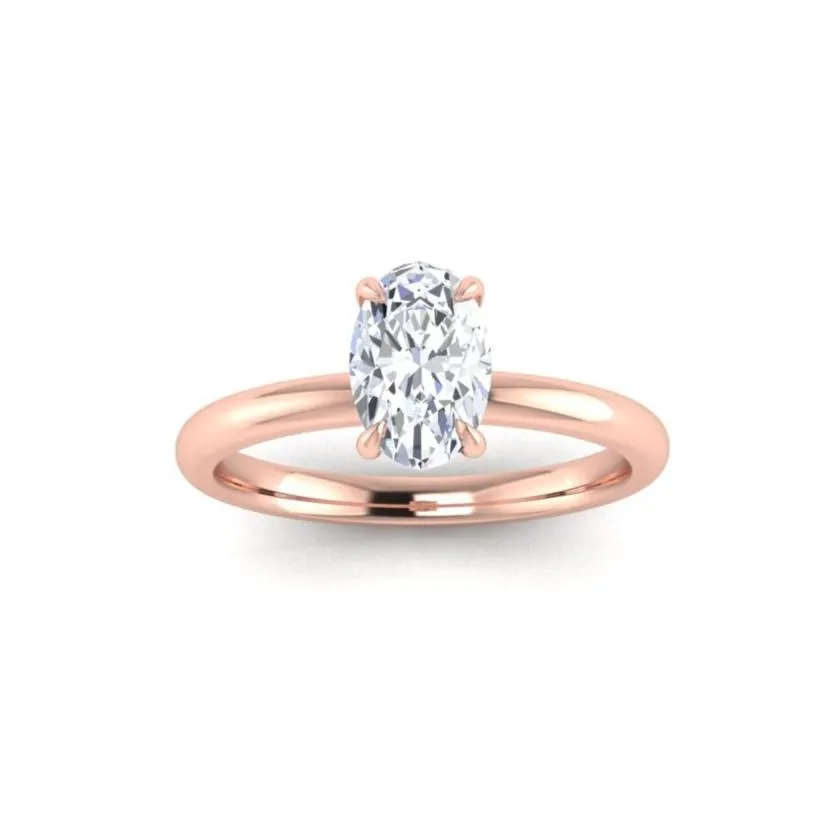 Eagle Claw Oval Engagement Ring