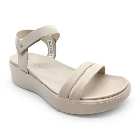 ECCO Women's Flowt Wedge LX Limestone