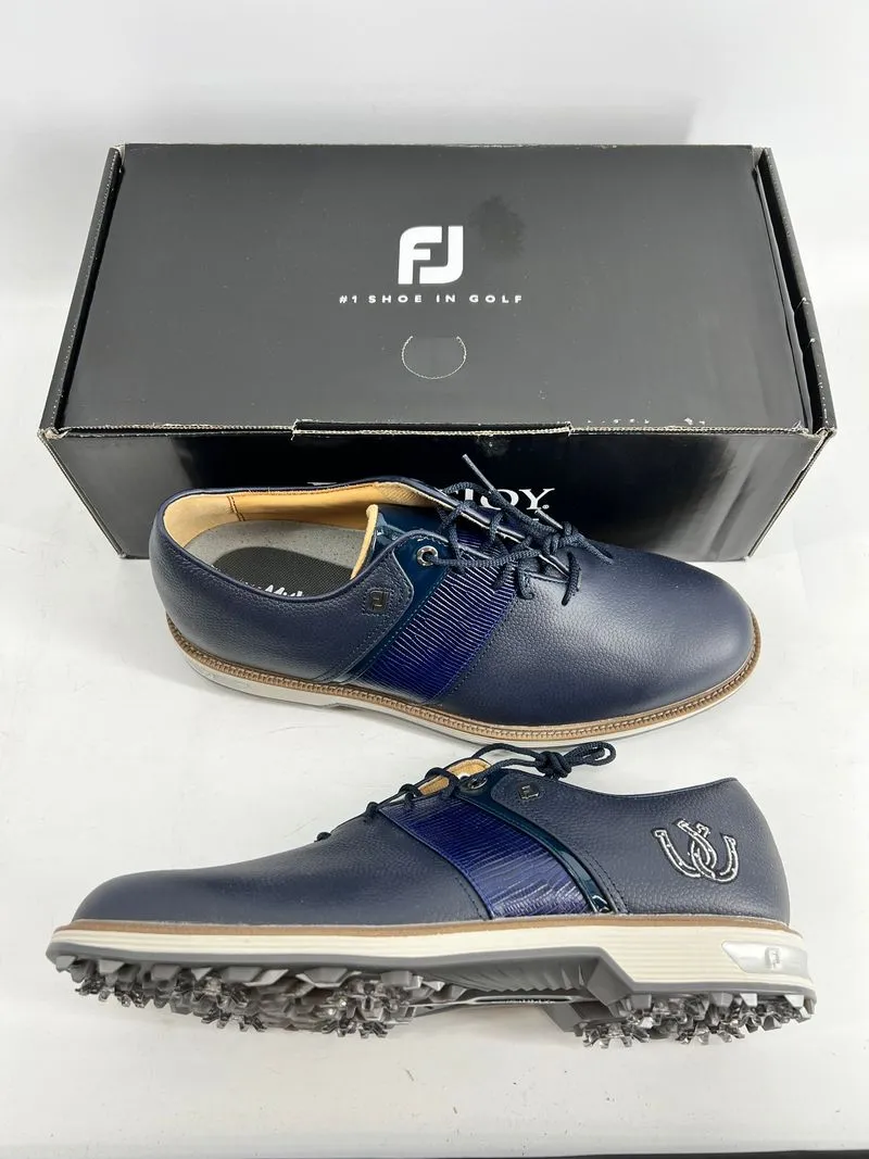 Footjoy Myjoys Premiere Series Custom Packard Golf Shoes Horseshoes 10 M