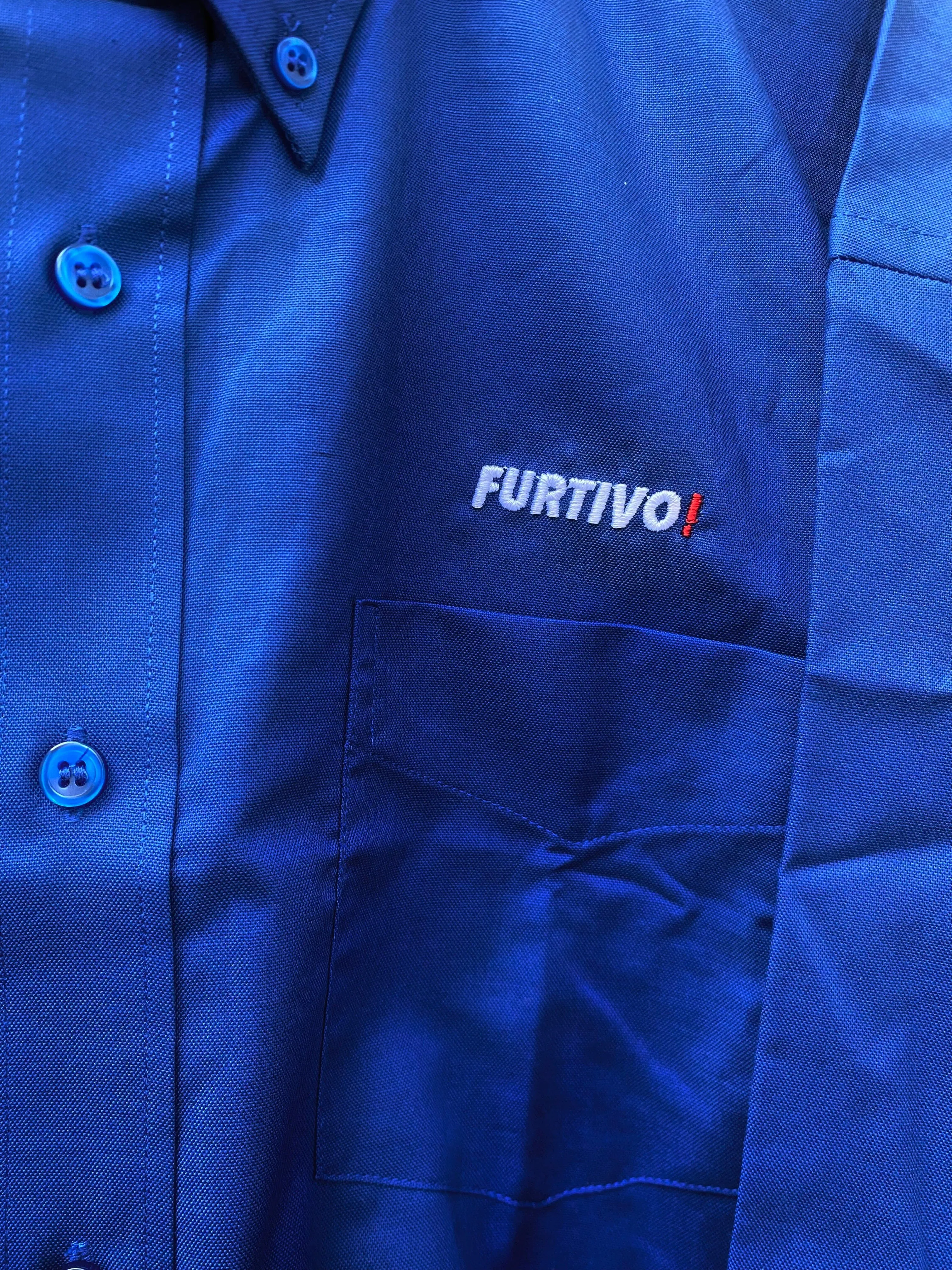 Furtivo Jefe Oxford Blue Shirt- Camisa