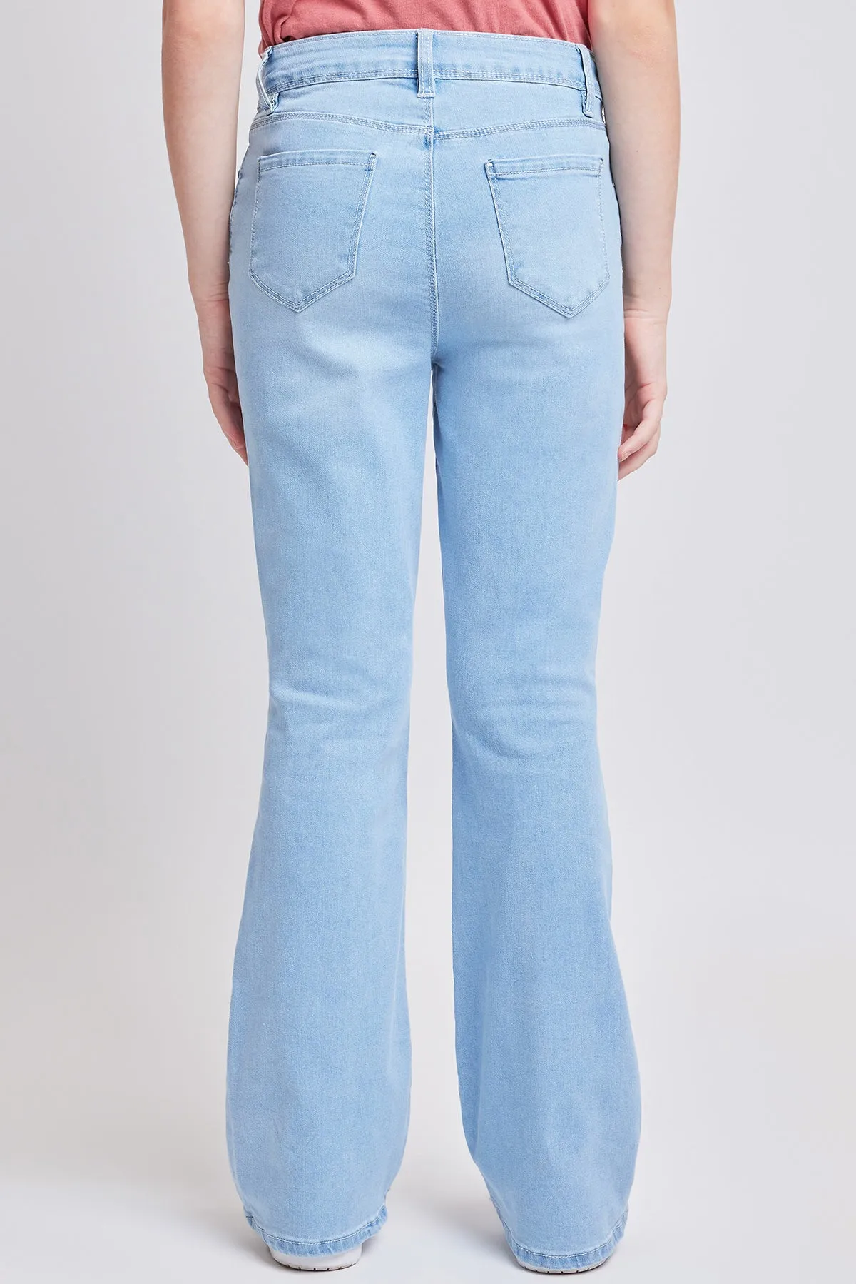 Girls Bell Bottom Essential  Clean Hem Jeans