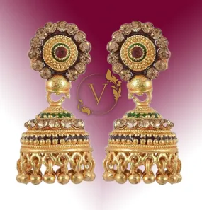 Gold-Plated Brass Jhumki