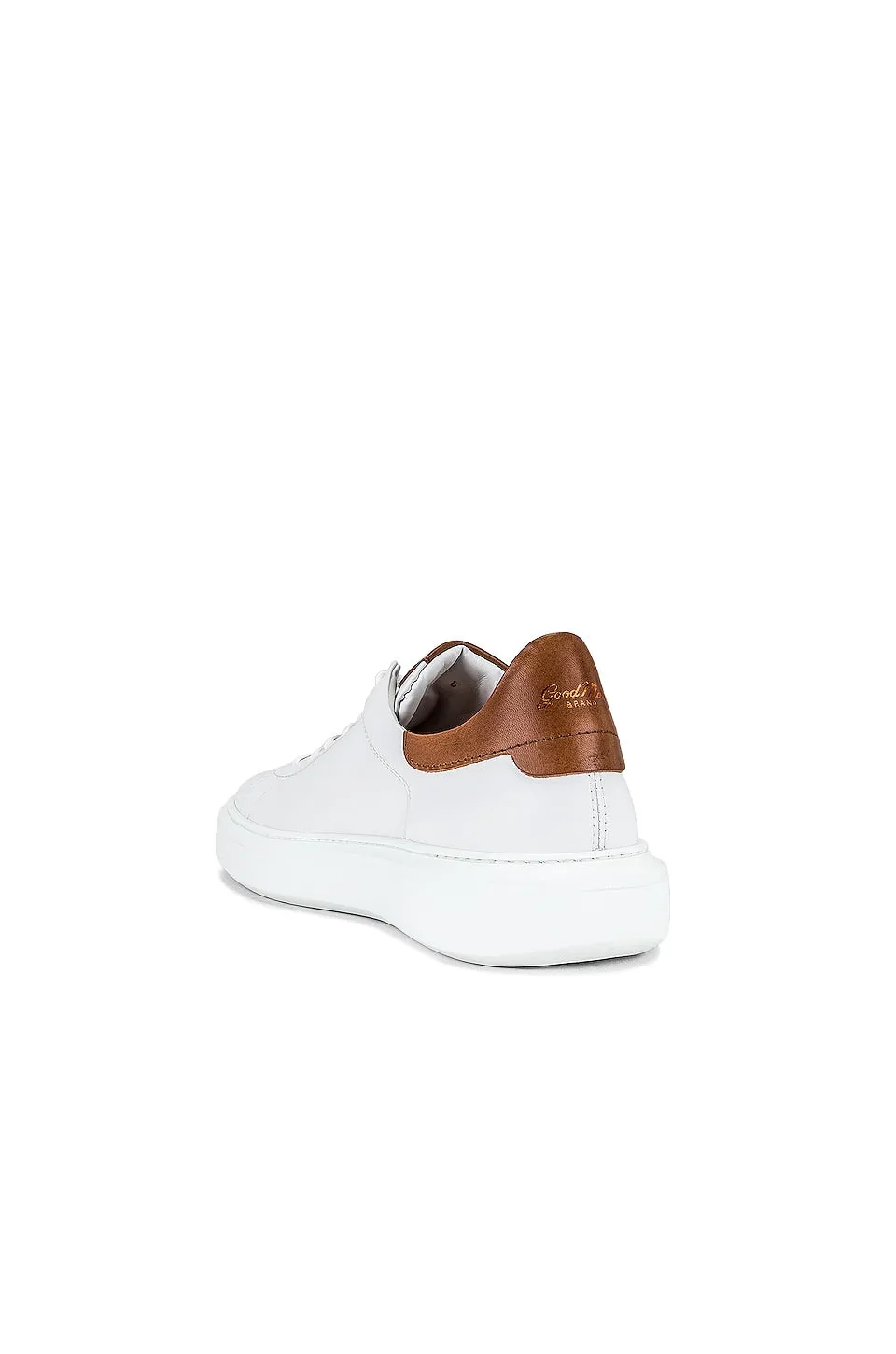 Good Man Brand New Classic Legend London Sneakers in White & Dark Vachetta