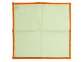 Green-Orange Amalfi Pocket Square