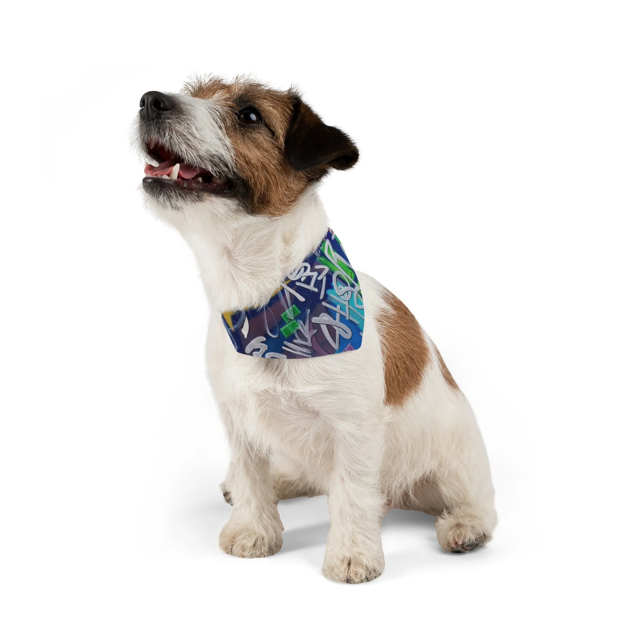 Hammond" "White Noise" - Pet Bandana Collar