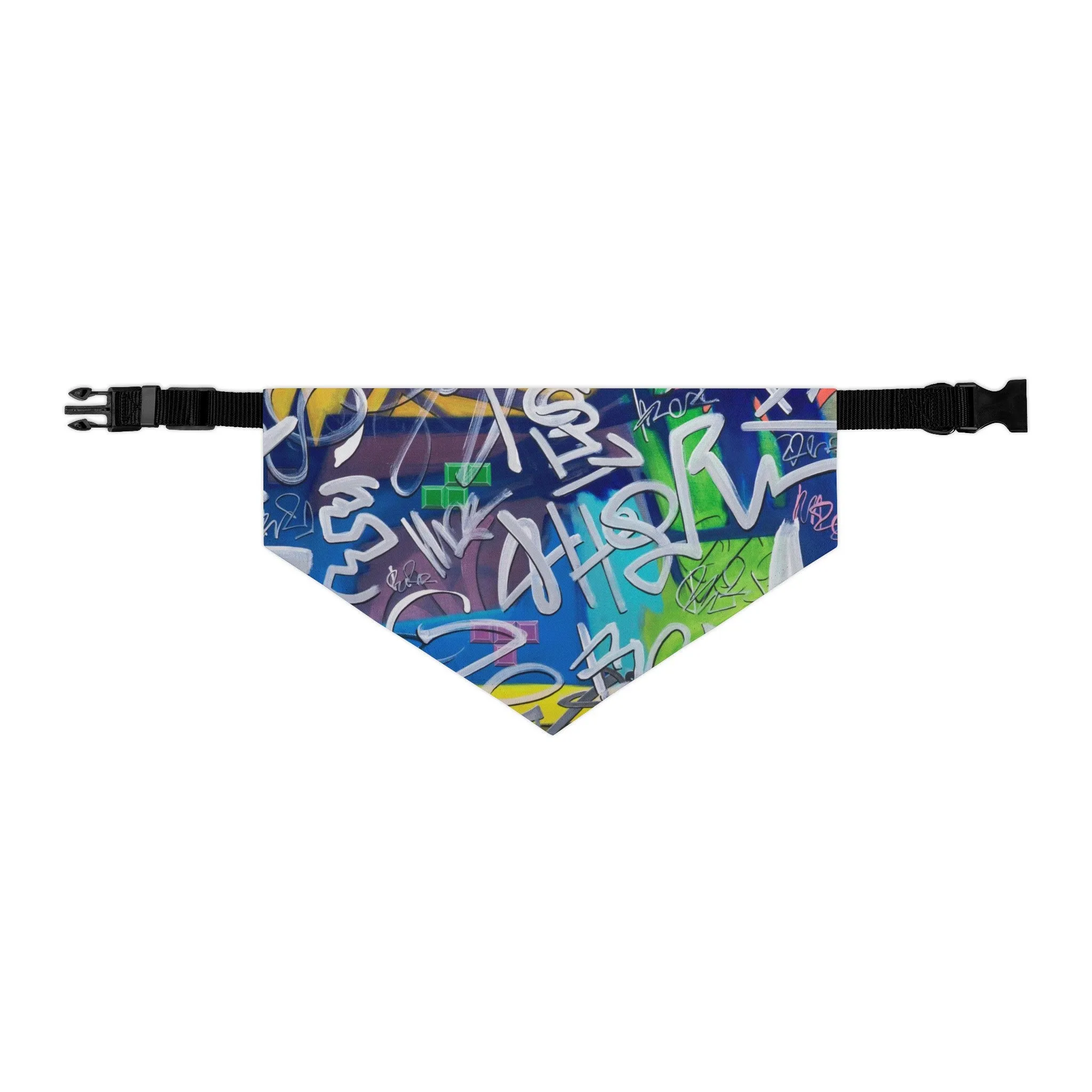 Hammond" "White Noise" - Pet Bandana Collar