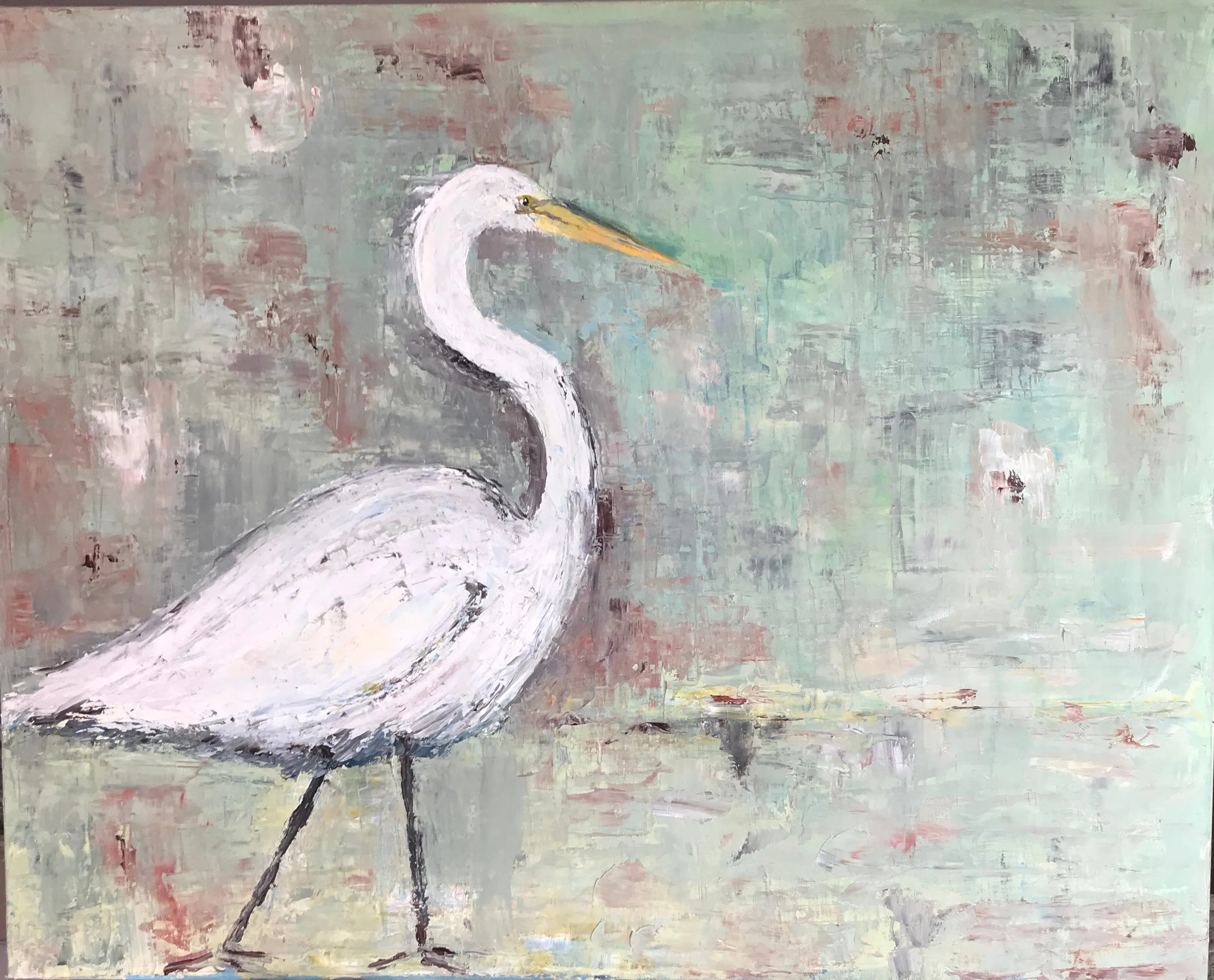 Heron in Green