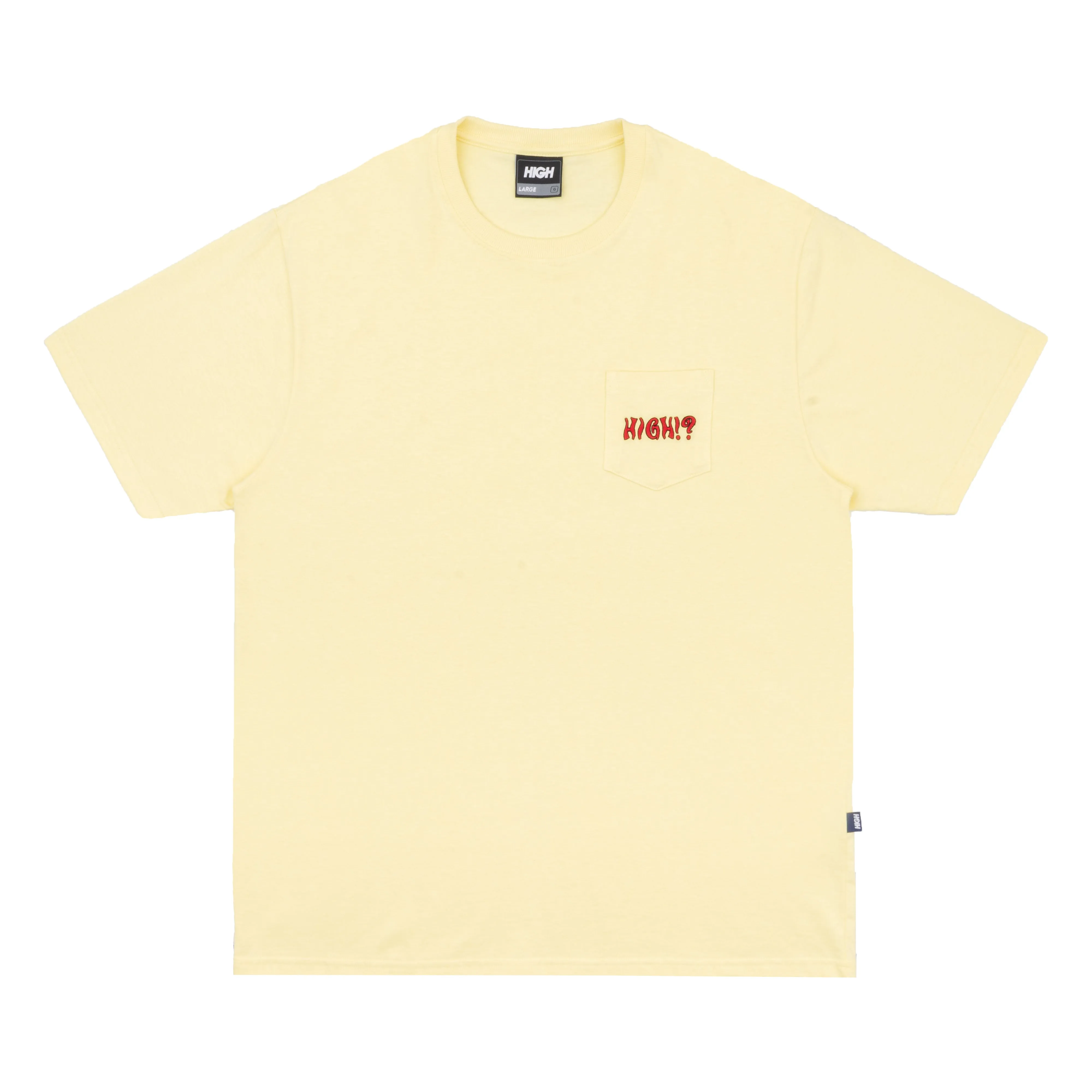 HIGH - Camiseta Pocket Confused "Soft Yellow"