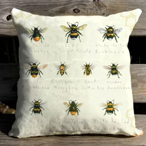 Honey Bee Outdoor Pillow