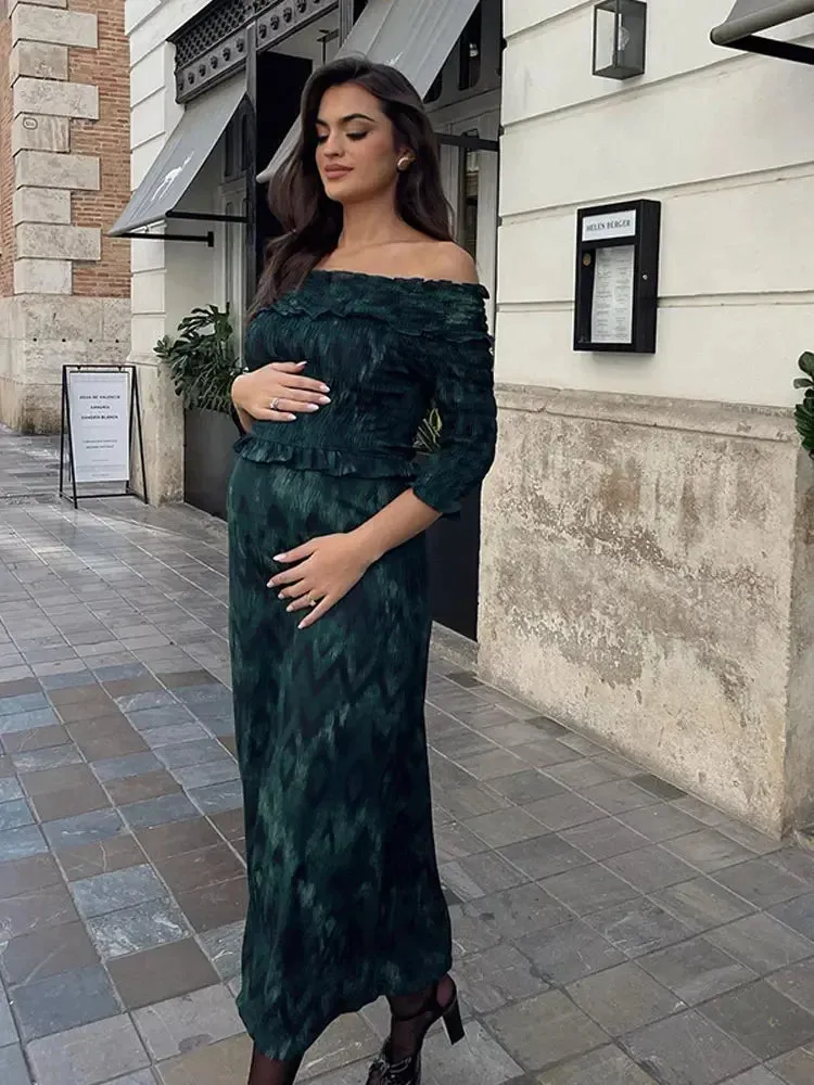 Irina - Off shoulder maxi dress