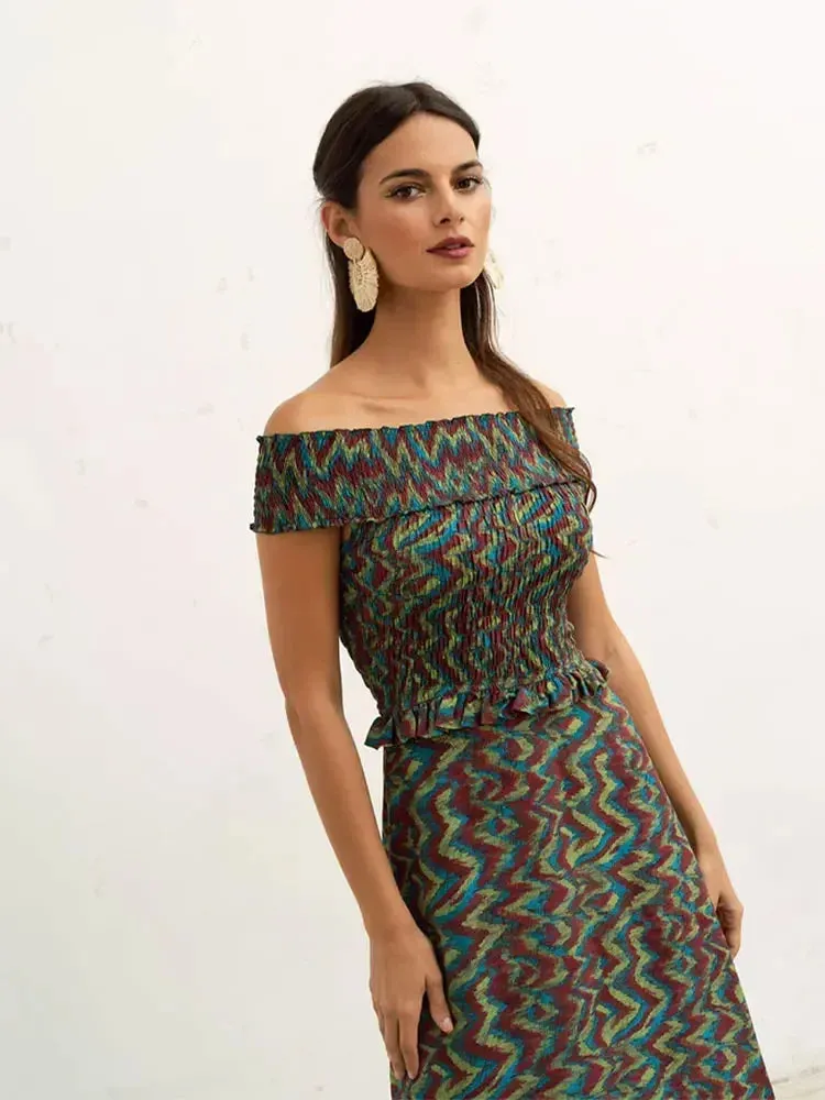 Irina - Off shoulder maxi dress