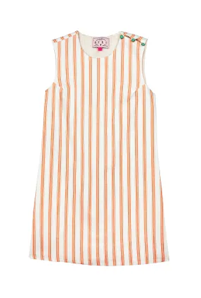 Jackie Dress - L'Orange Stripe