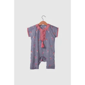 Jalabiya Onesie - Flamingo Collection - Navy Blue