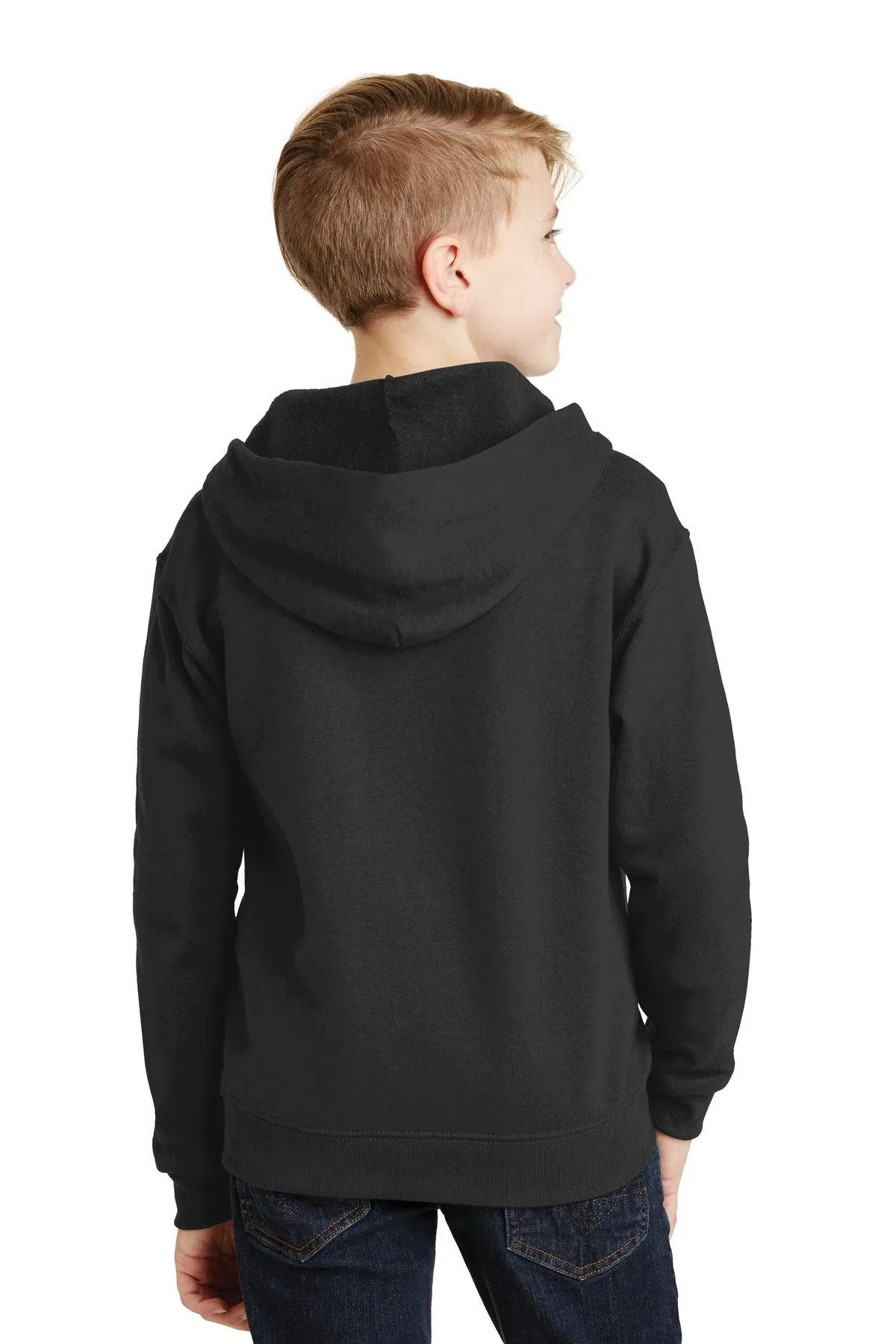 Jerzees - Youth NuBlend Full-Zip Hooded Sweatshirt. 993B