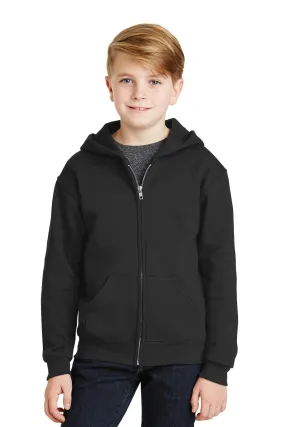 Jerzees - Youth NuBlend Full-Zip Hooded Sweatshirt. 993B