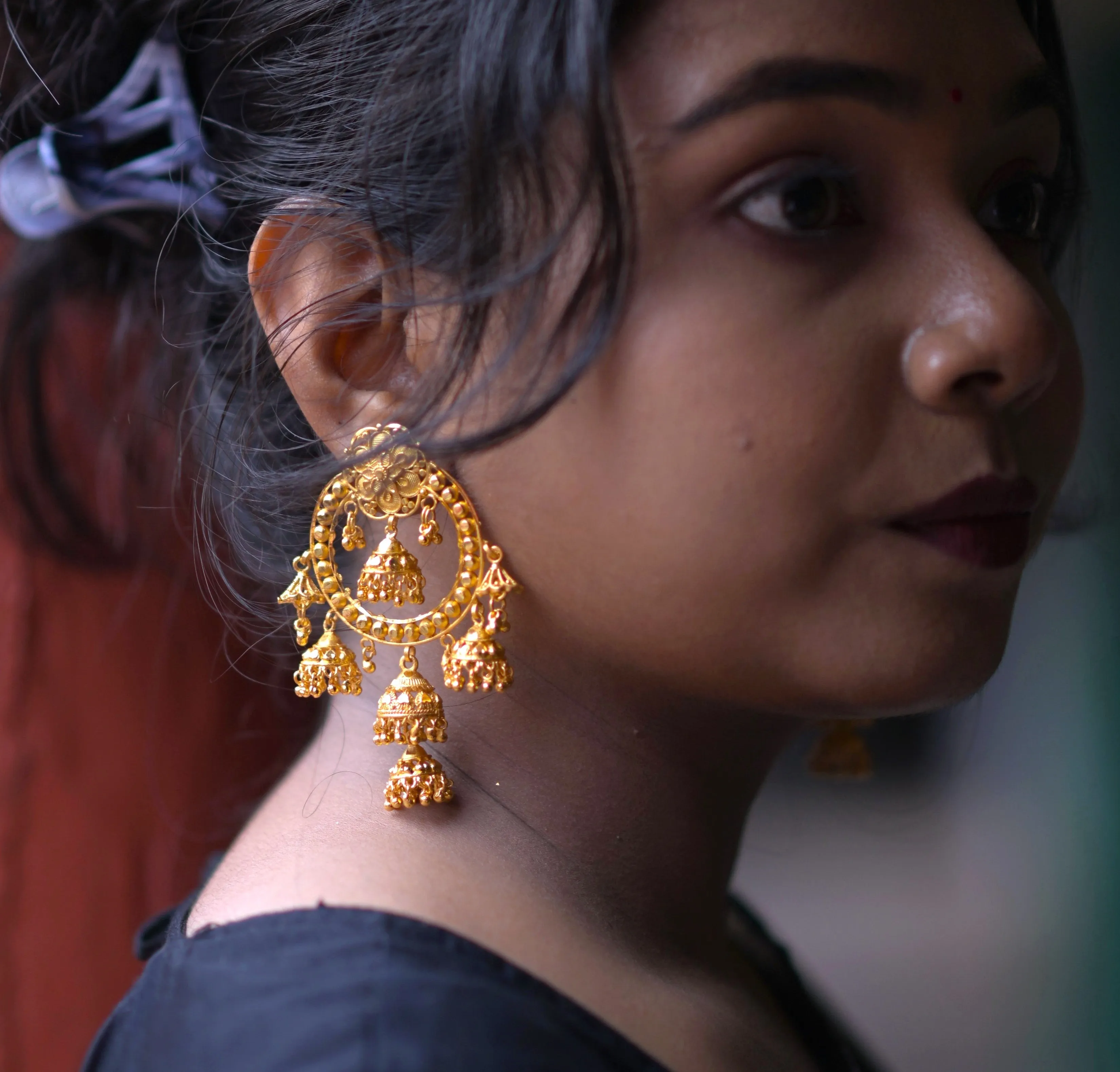 Jhumka Decorated Ring Kanbala