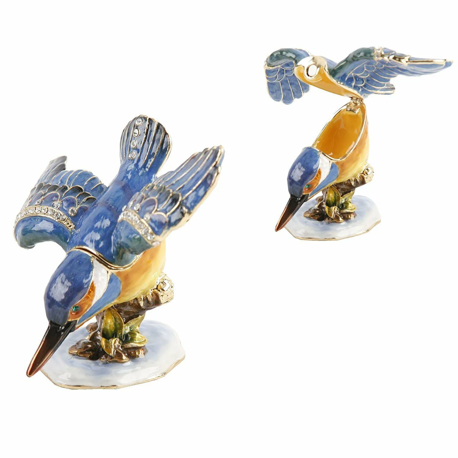 Juliana: Trinket Box: Treasured Trinkets; Kingfisher Diving