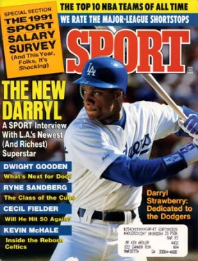 June 1991 Sport Cover (Darryl Strawberry, Los Angeles Dodgers)