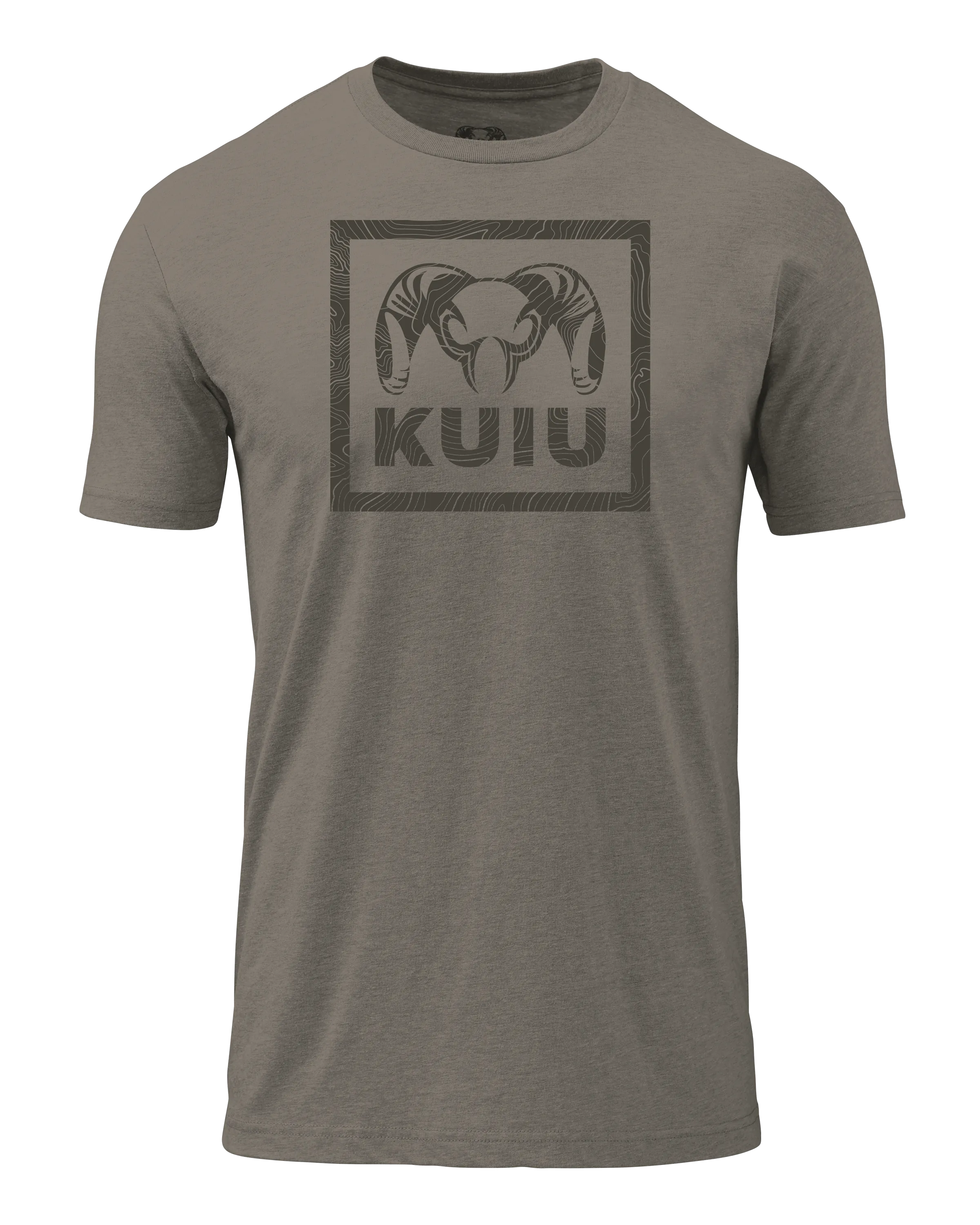 KUIU Topo Box T-Shirt | Warm Grey