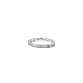 Lucille Eternity Ring Platinum - Diamond