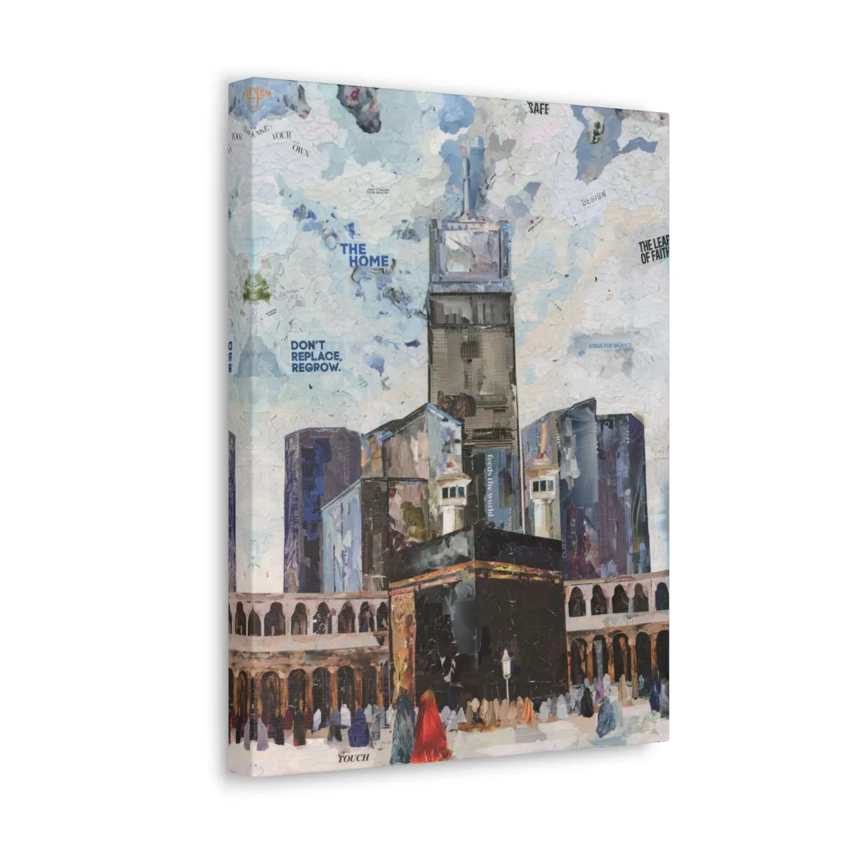 Makkah, Quality Canvas Wall Art Print, Ready to Hang Wall Art Home Decor