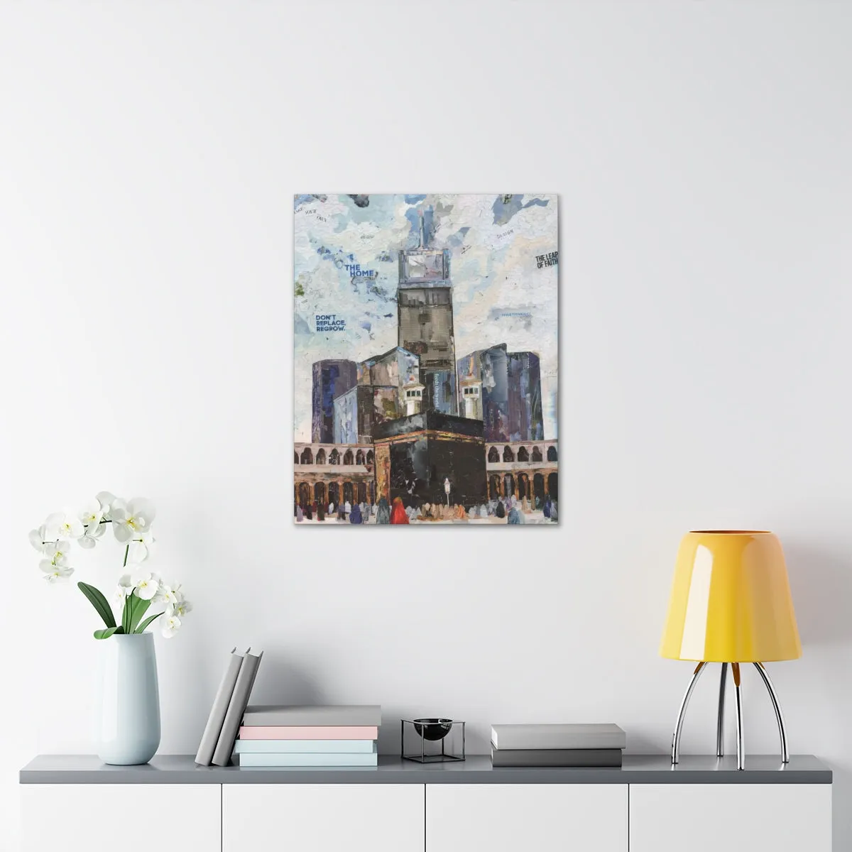 Makkah, Quality Canvas Wall Art Print, Ready to Hang Wall Art Home Decor