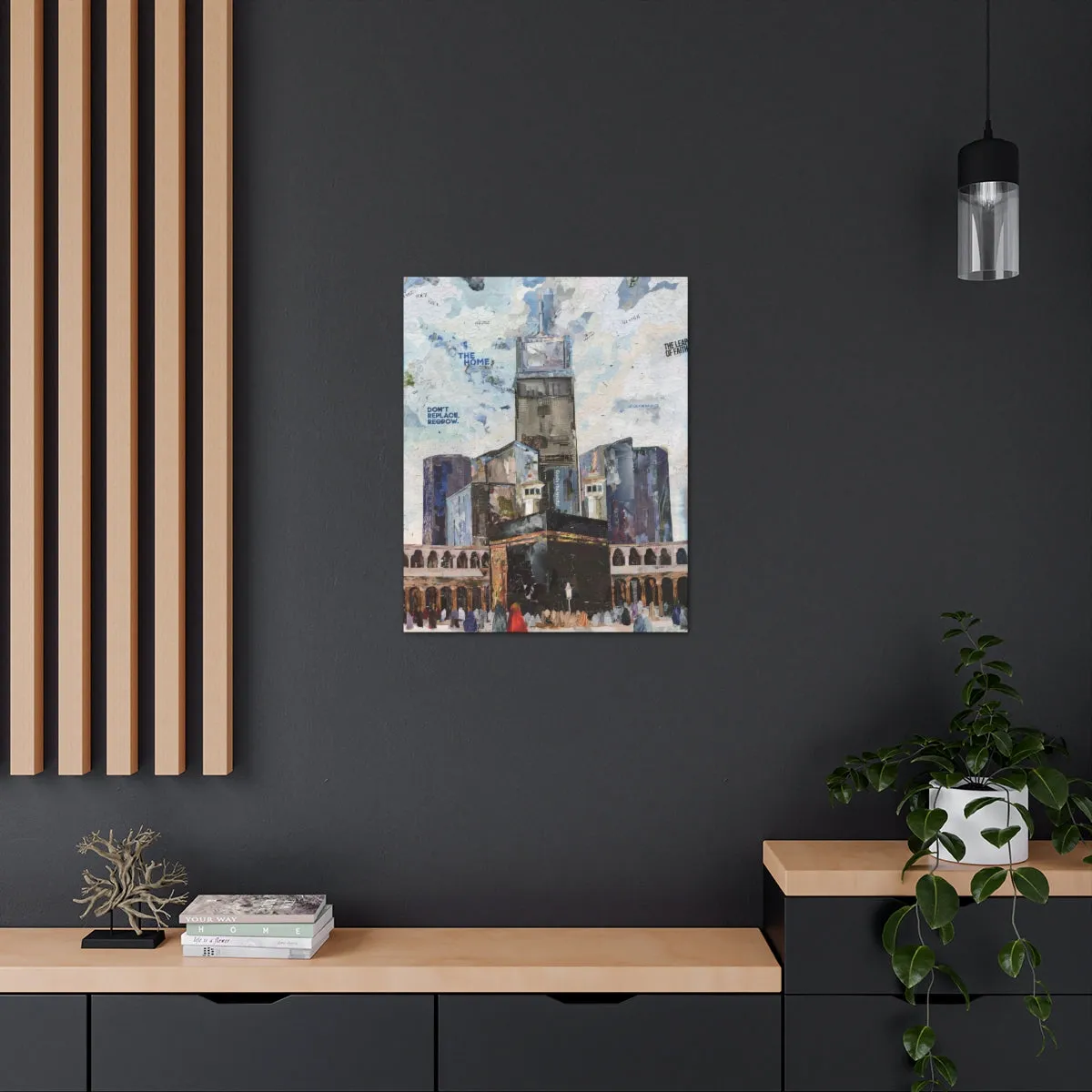 Makkah, Quality Canvas Wall Art Print, Ready to Hang Wall Art Home Decor