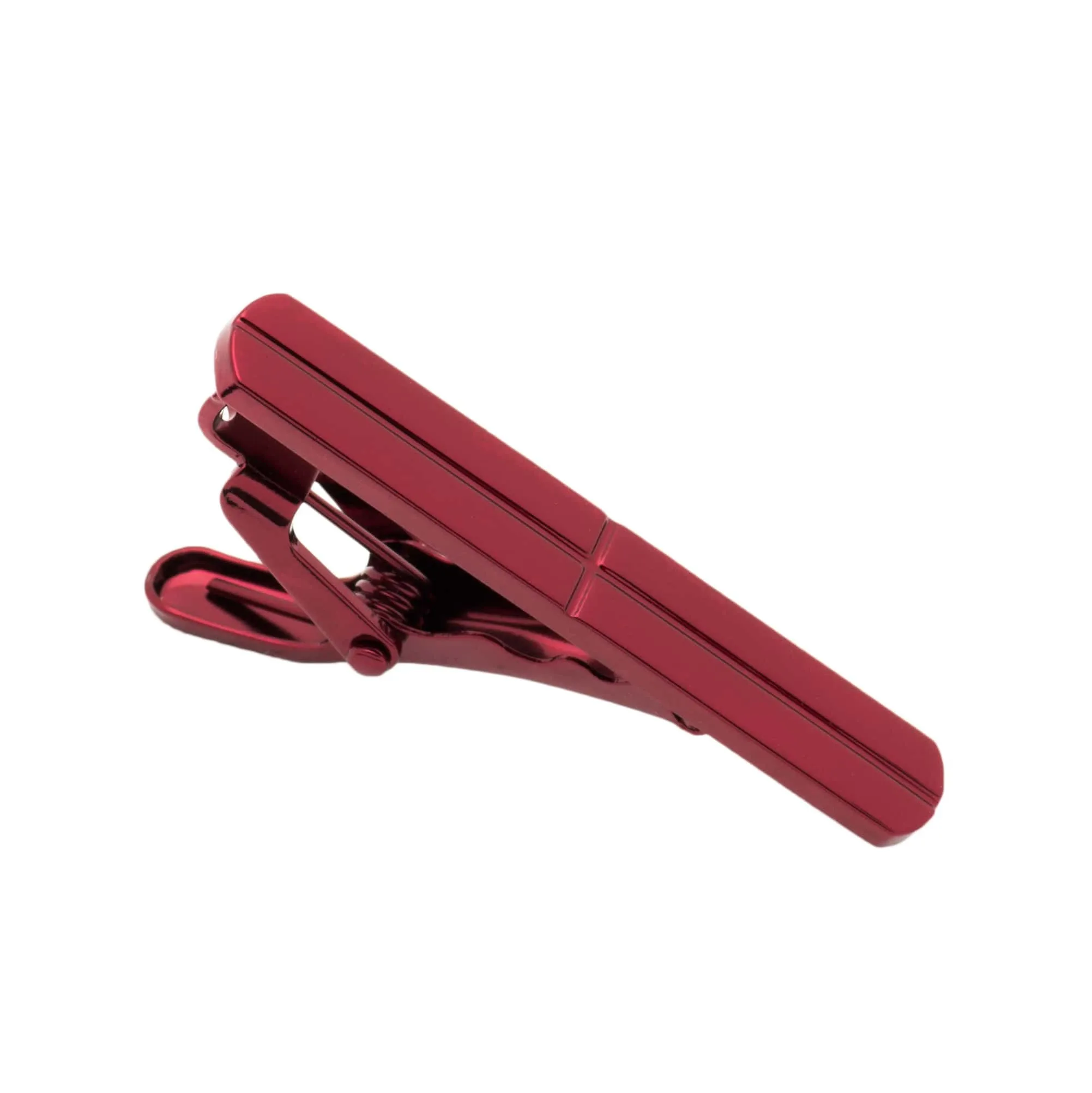 Norfolk Burgundy Stainless Steel Tie Bar