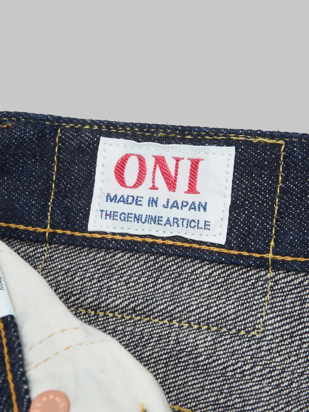 ONI Denim 860-KI "Kiraku" 12oz Peg Top Jeans