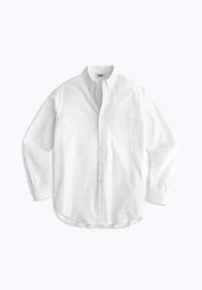 Penn Shirt in White Oxford