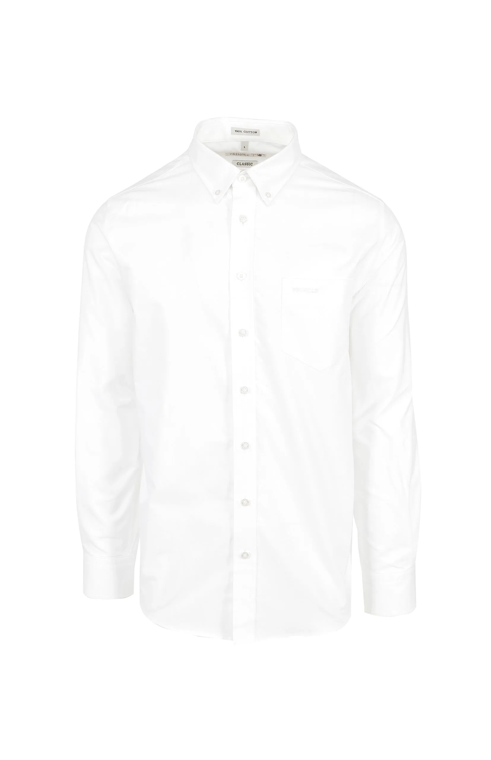 Pringle Of Scotland Bradley White Oxford Shirt