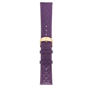 Purple/Gold Leather Band