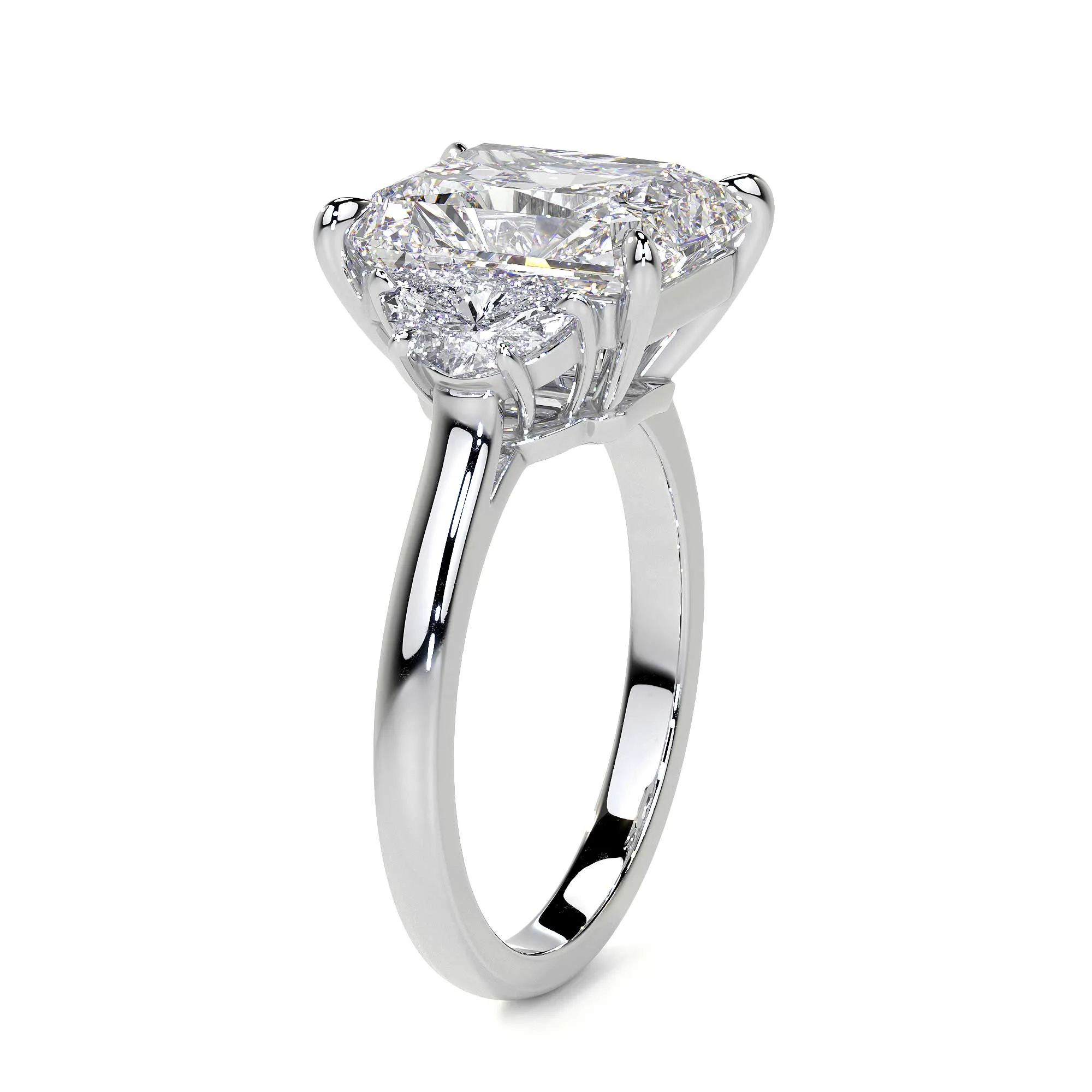 Radiant Cut Diamond Ring, 4 CT