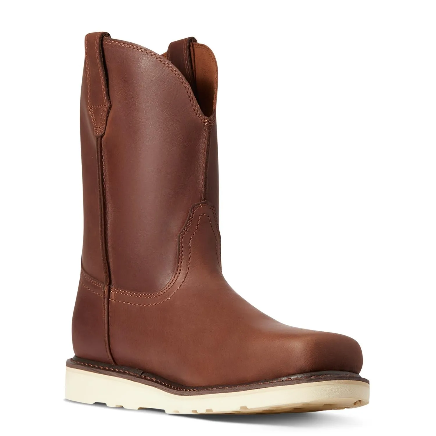 Rambler Steel-Toe Wedge Work Boot Foothill Brown