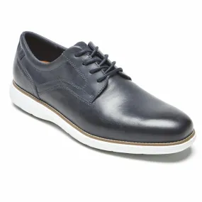 Rockport Men GARETT PLAIN TOE NEW DRESS BLUES/LEATHER