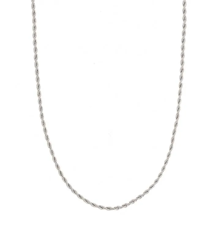 ROPE CHAIN NECKLACE STEEL